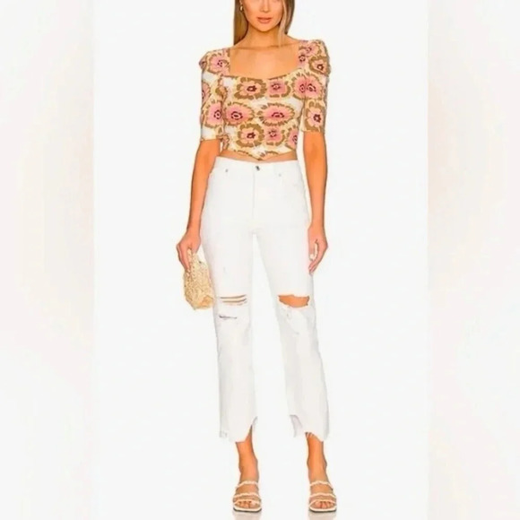 Free People Give Me More Top in Ivory Combo - Picture 4 of 4